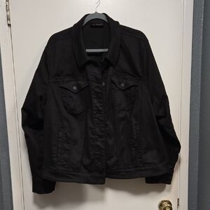 Lane Bryant Black Jean Jacket